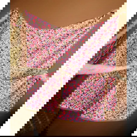 Foulard Grand format | Amelia Pink - Bindi Atelier