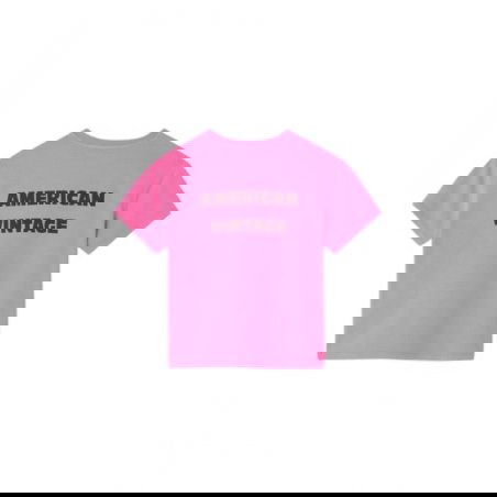 T-shirt enfant Fizvalley | Rose fluo - American Vintage