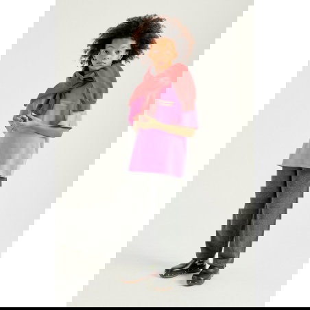 T-shirt enfant Fizvalley | Rose fluo - American Vintage