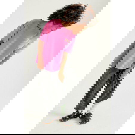 T-shirt enfant Fizvalley | Rose fluo - American Vintage