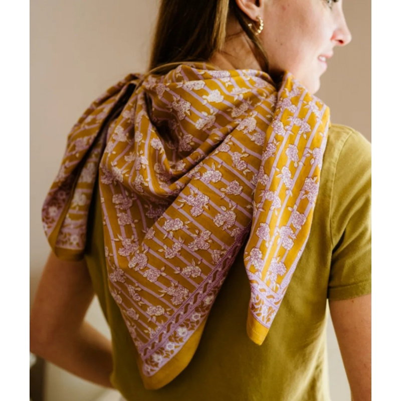 Foulard Grand format | Mona Khaki