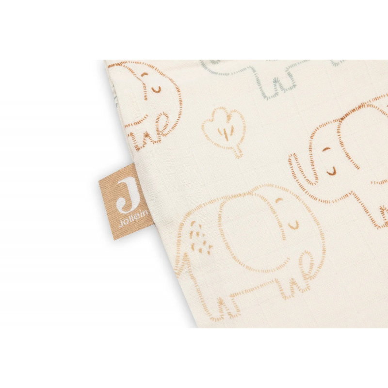 Gigoteuse gaze de coton 70 cm | Elephant tales