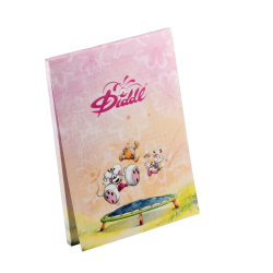 Bloc parfumé A5 Diddl | Rose