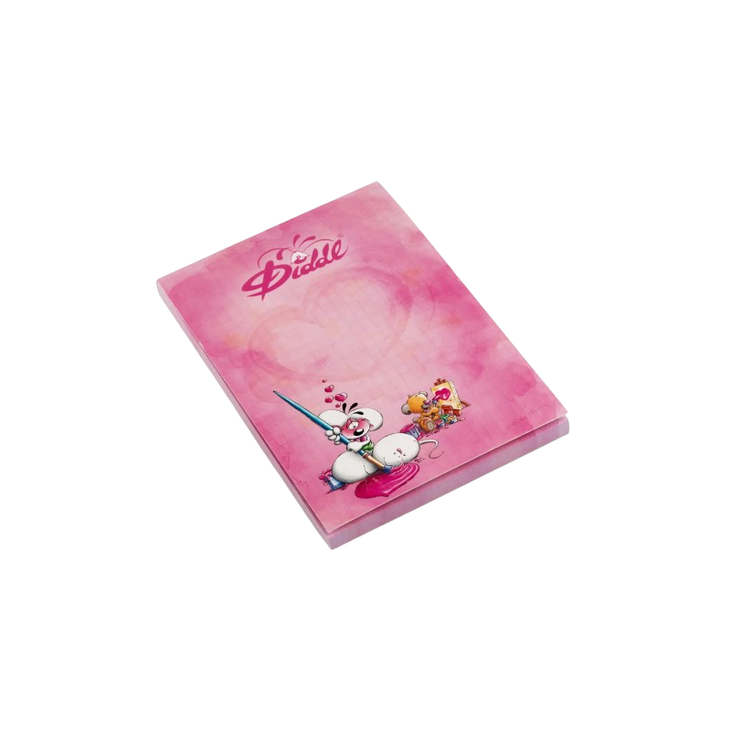 Bloc parfumé A6 | Diddl et Pimboli Rose