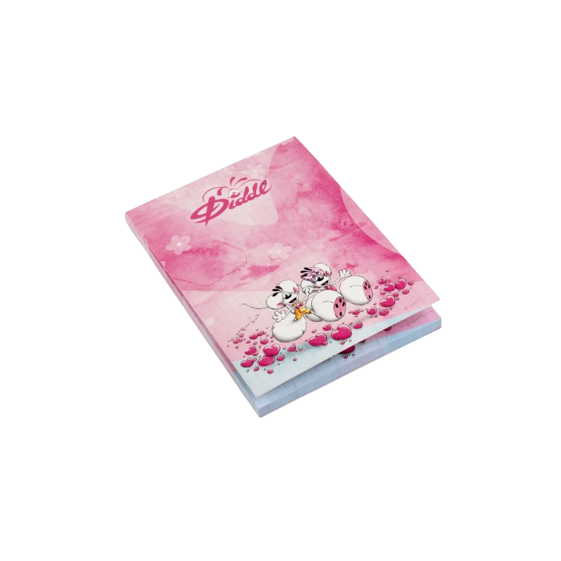 Bloc parfumé A6 | Diddl et Diddlina Rose