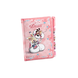 Carnet A6 et Stylo Diddl | Rose