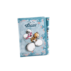 Carnet A6 et Stylo Diddl | Bleu