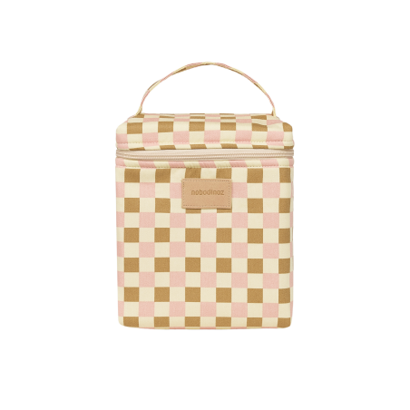 Lunchbag isotherme Hyde Park | Yellow Pink Mosaic - Nobodinoz