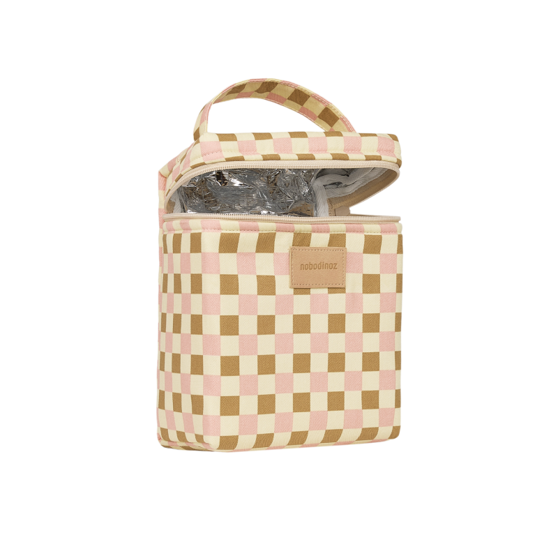 Lunchbag isotherme Hyde Park | Yellow Pink Mosaic