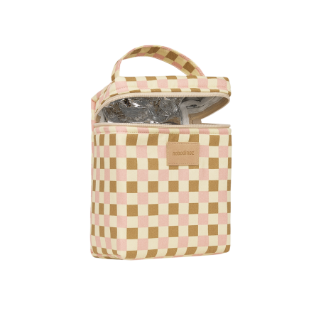 Lunchbag isotherme Hyde Park | Yellow Pink Mosaic - Nobodinoz