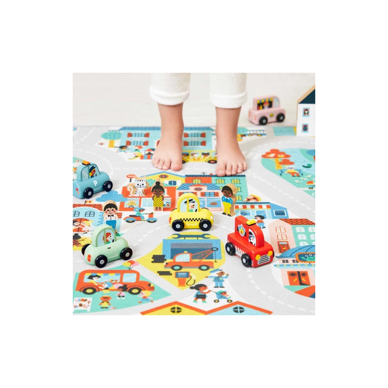 Cross Roads | Voiture de taxi en bois Ville