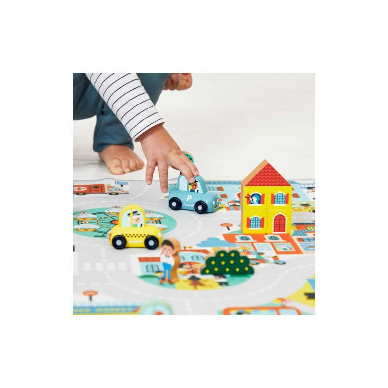 Cross Roads | Voiture de police en bois Ville