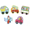 5 puzzles évolutifs | Véhicules