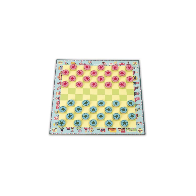 Jeux de dames et de petits chevaux carrousel