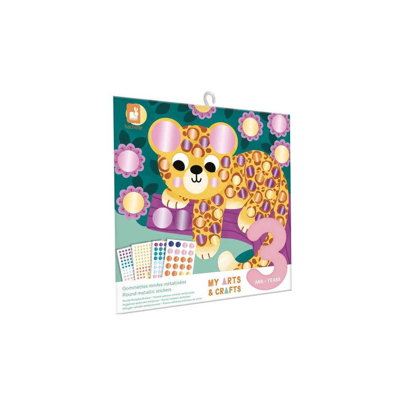 Coffret Créatif | Gommettes Rondes Metal