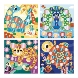 Coffret Créatif | Gommettes Rondes Metal