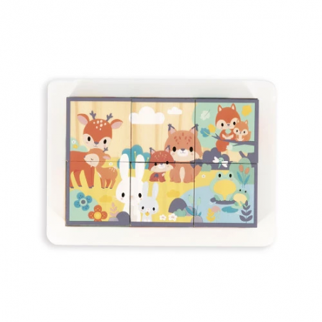 Barquette 6 Cubes Pure - Janod