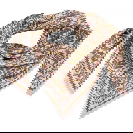 Foulard Grand format | Mina rose poudré - Bëllemme