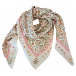 Foulard Grand format | Rosa sorbet d'été