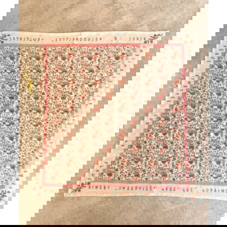 Foulard Grand format | Rosa sorbet d'été - Bëllemme