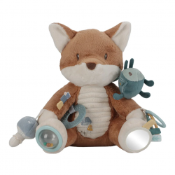 Peluche d'activités Renard | Bleu