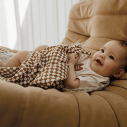 Grand lange - foulard 105 cm | Damier