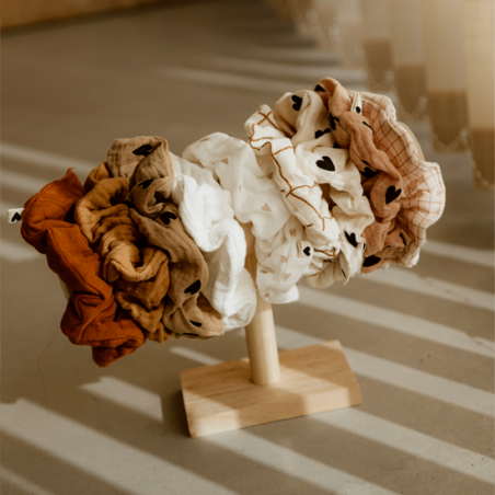 Chouchou | Cœurs Camel - Atelier wagram