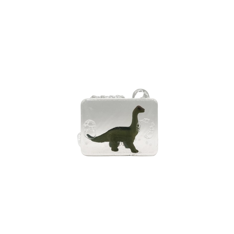 Savon Transparent Artisanal | Figurine Dinosaure Diplodocus