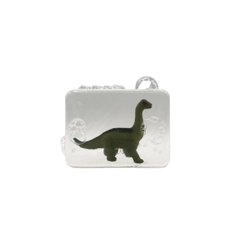 Savon Transparent Artisanal | Figurine Dinosaure Diplodocus