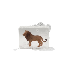 Savon Transparent Artisanal | Figurine Lion
