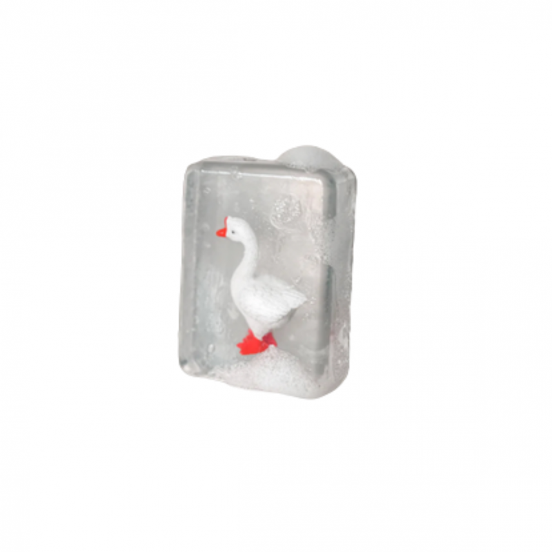 Savon Transparent Artisanal | Figurine Oie