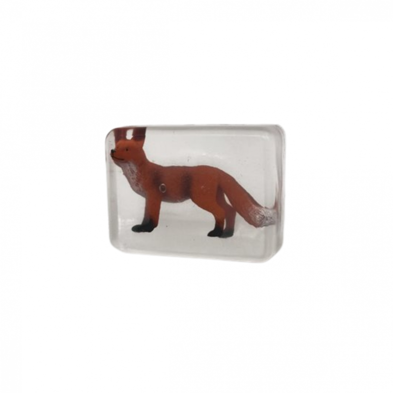 Savon Transparent Artisanal | Figurine Renard