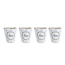 Set de 4 gobelets | Bisous