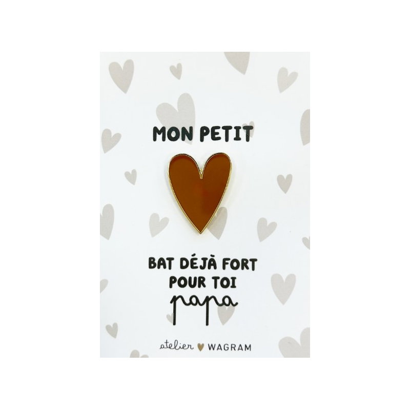 Pin's coeur | Papa