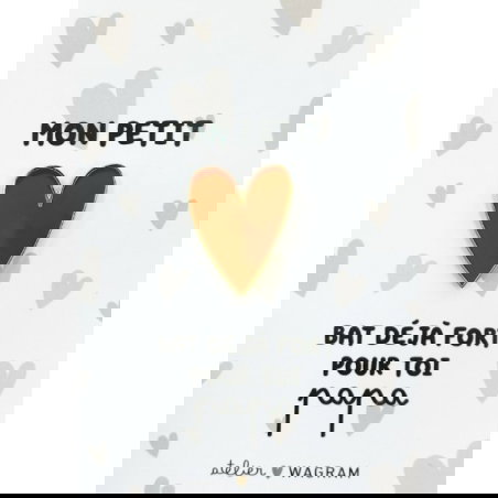 Pin's coeur | Papa - Atelier wagram