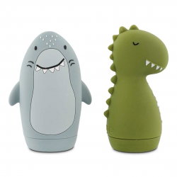 Jouet de bain aspergeur | Mr. Shark et Mr. Dino