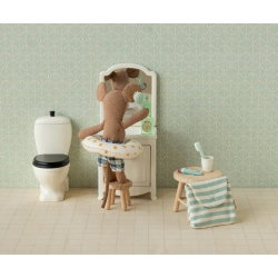 Trousse de toilettes | Rayé bleu