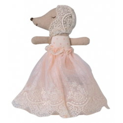 Bébé souris en robe | Rose