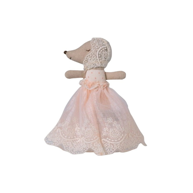 Bébé souris en robe | Rose