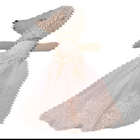 Bébé souris en robe | Rose - Maileg