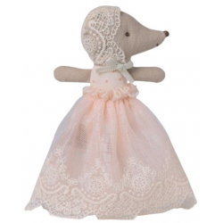 Bébé souris en robe | Rose
