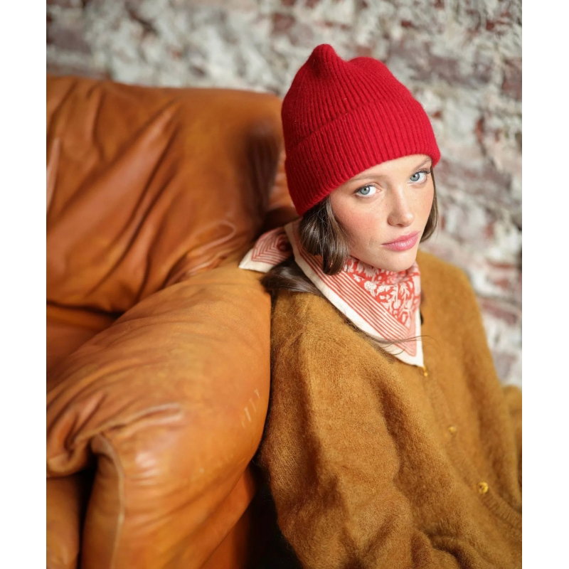 Foulard Petit format | Anjali Rouge Brique