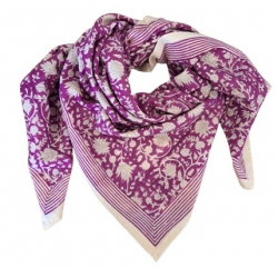 Foulard Grand format | Anjali Bougainvilier