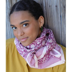 Foulard Grand format | Anjali Bougainvilier