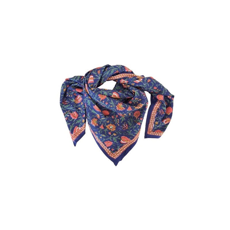 Foulard Grand format | Mina Indigo