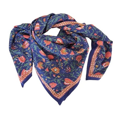 Foulard Grand format | Mina Indigo - Bëllemme
