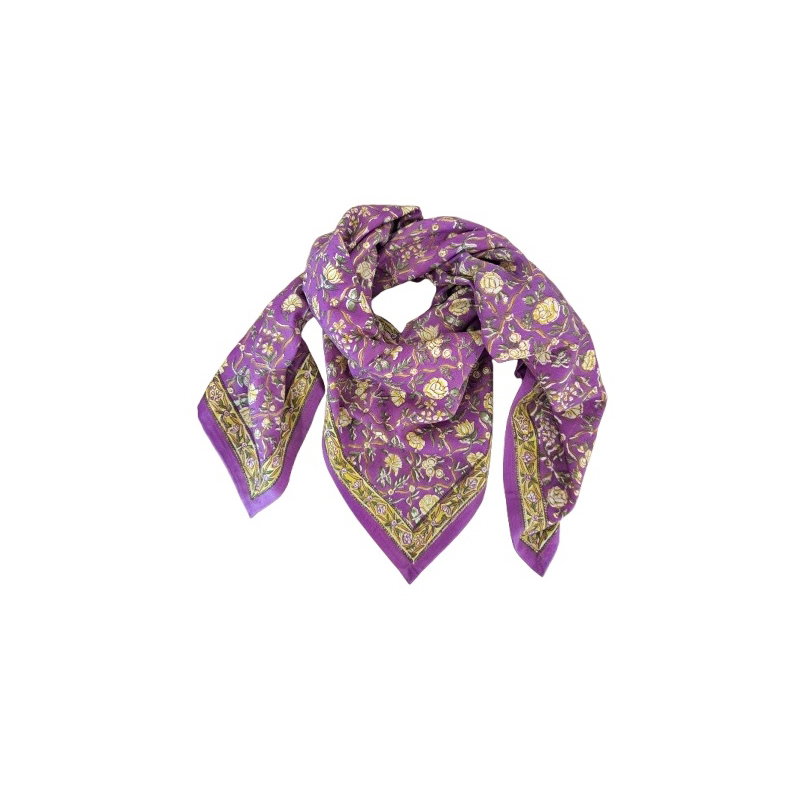 Foulard Grand format | Albertine Purple
