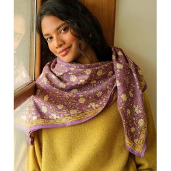 Foulard Grand format | Albertine Purple