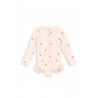 Maillot de bain manches longues | Cherry coeur rose