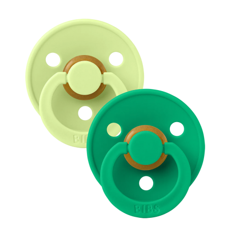 2 Tétines Bibs rondes | Matcha-Cactus - Bibs
